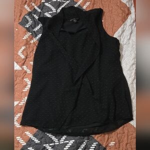 Banana Republic Black Sleeveless Blouse